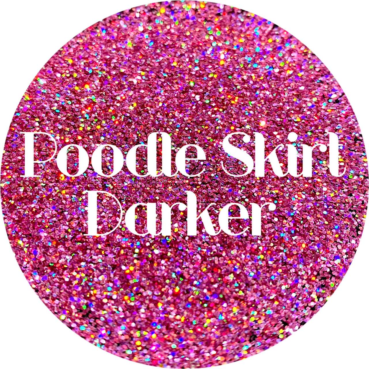 Polyester Glitter - Poodle Skirt Darker by Glitter Heart Co.&#x2122;